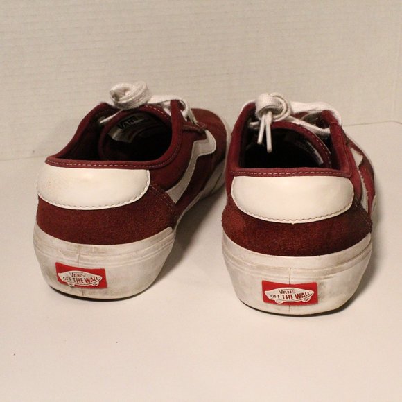 Vans Chima Ferguson Pro Maroon / Deep Red Leather | Men's 10 - Picture 5 of 9